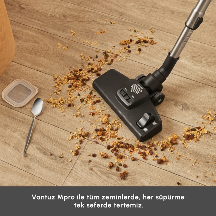Karaca Vantuz Mpro Elektrikli Süpürge Walnut Brown