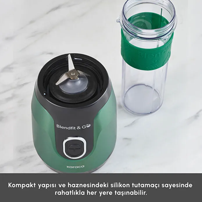 Karaca Blendfit Go Personal Kişisel Smoothie Blender Emerald Green