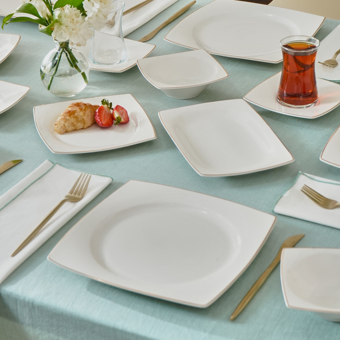 Karaca Elegance Bone Jamie 26 Parça 6 Kişilik Kahvaltı Takımı