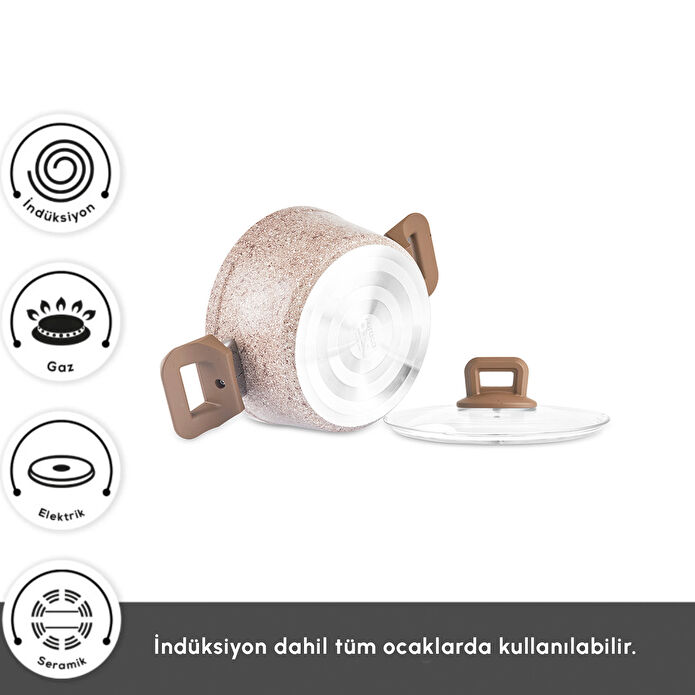 Karaca Biogranit Alice 6 Parça Sahan Set