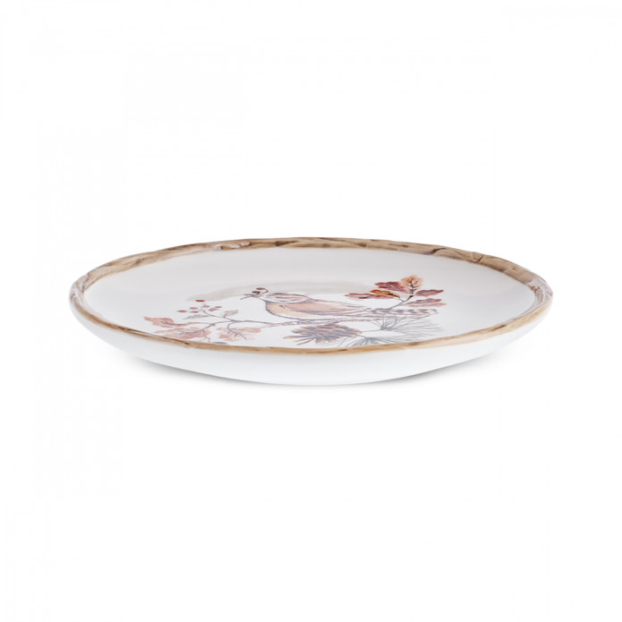 Karaca Cozy Kuş Pasta Tabağı 21 cm