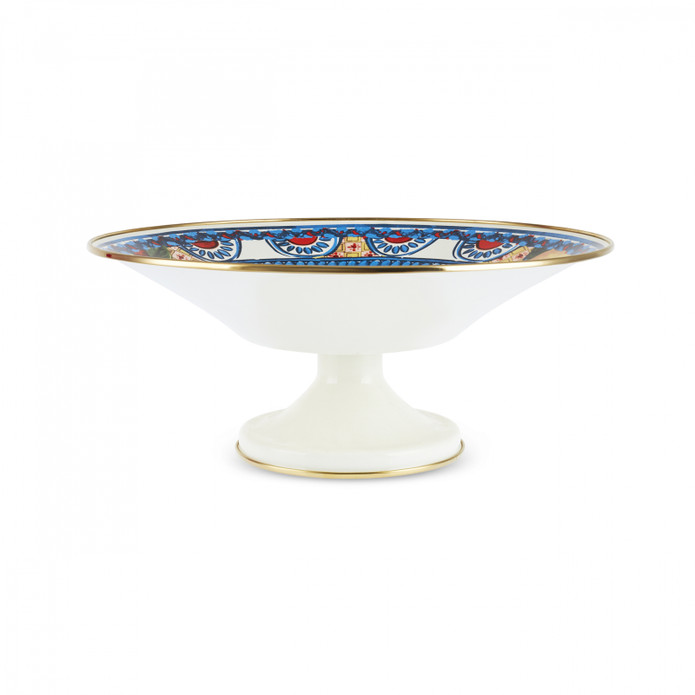 Karaca Amalfi Emaye Ayaklı Meyvelik 30 cm