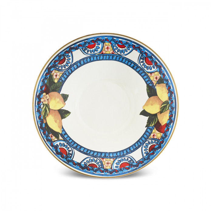 Karaca Amalfi Emaye Ayaklı Meyvelik 30 cm