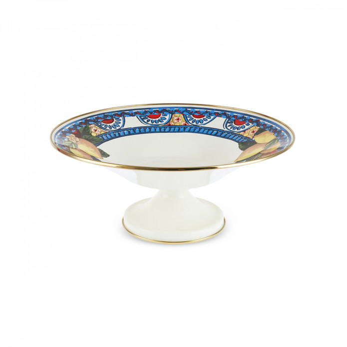 Karaca Amalfi Emaye Ayaklı Meyvelik 30 cm