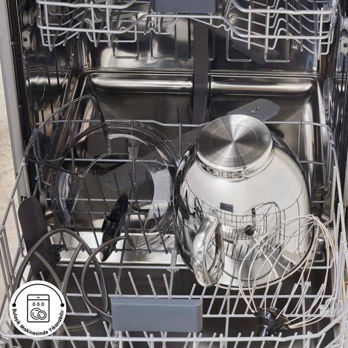 Karaca Mastermaid Chef Ultra D2000W Dijital Ekranlı Hamur Yoğurma Makinesi Matte Black 7L