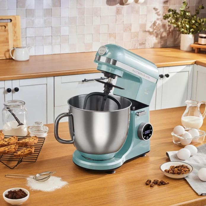 Karaca Mastermaid Chef Ultra D2000W Dijital Ekranlı Hamur Yoğurma Makinesi Tiffany 7L 