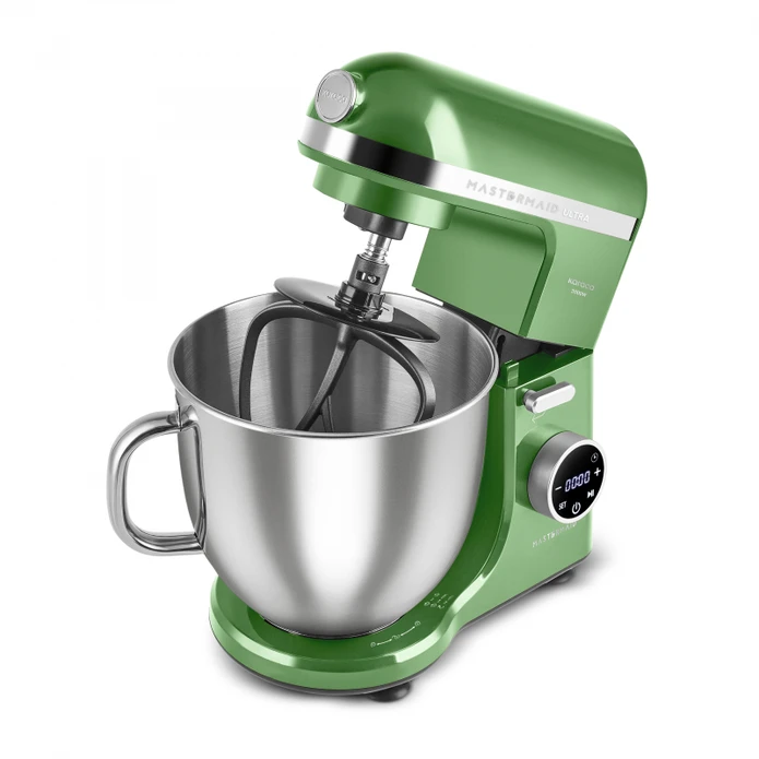 Karaca Mastermaid Chef Ultra D2000W Dijital Ekranlı Hamur Yoğurma Makinesi Emerald Green 7L