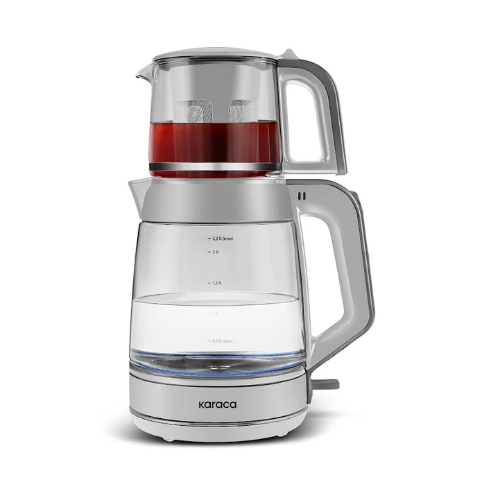 Karaca Glass Tea XL 2 in 1 Cam Çay Makinesi 
