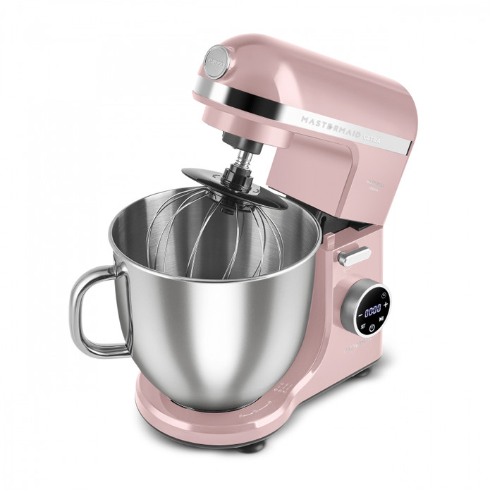 Karaca Mastermaid Chef Ultra D2000W Dijital Ekranlı Hamur Yoğurma Makinesi Pearly Pink 7L