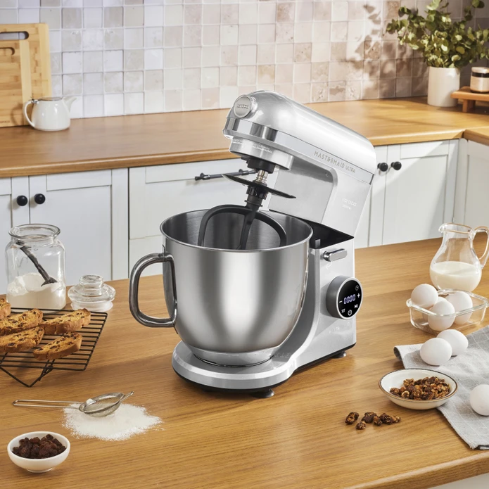 Karaca Mastermaid Chef Ultra D2000W Dijital Ekranlı Hamur Yoğurma Makinesi Silver 7L