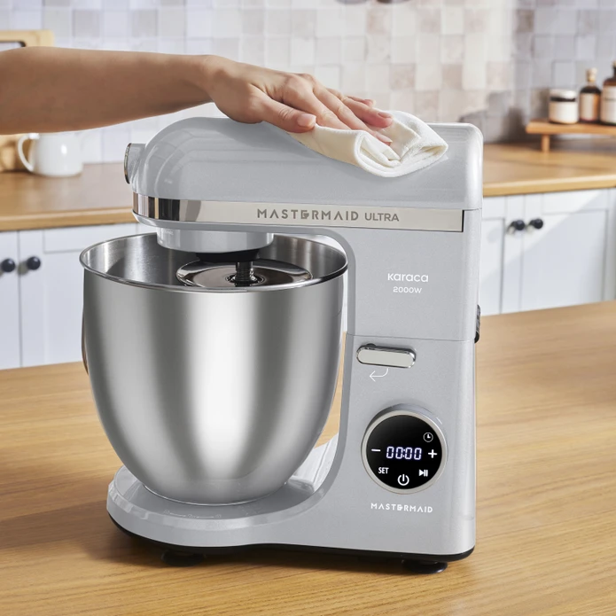 Karaca Mastermaid Chef Ultra D2000W Dijital Ekranlı Hamur Yoğurma Makinesi Silver 7L