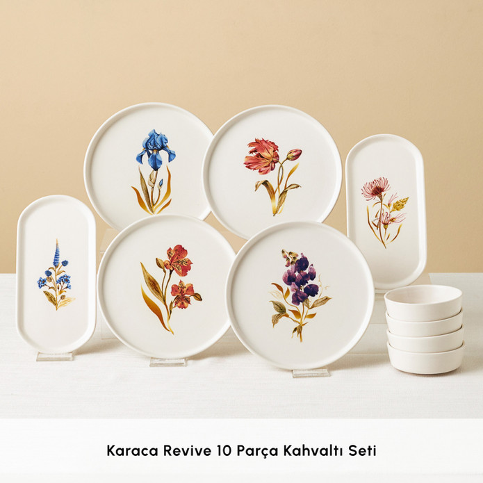 Karaca Revive 10 Parça 4 Kişilik Kahvaltı Seti