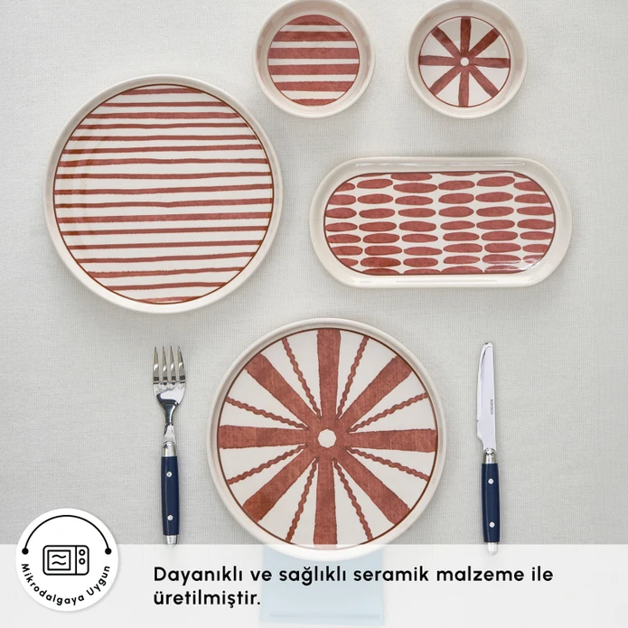 Karaca Solmar 10 Parça 4 Kişilik Kahvaltı Takımı Kahverengi