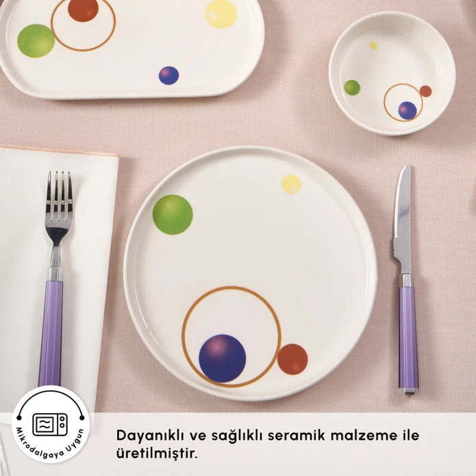 Karaca Color Pop 10 Parça 4 Kişilik Kahvaltı Takımı