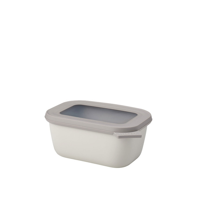 Mepal Multi Bowl Cirqula Dikdörtgen Saklama Kabı 750 ml Nordic White