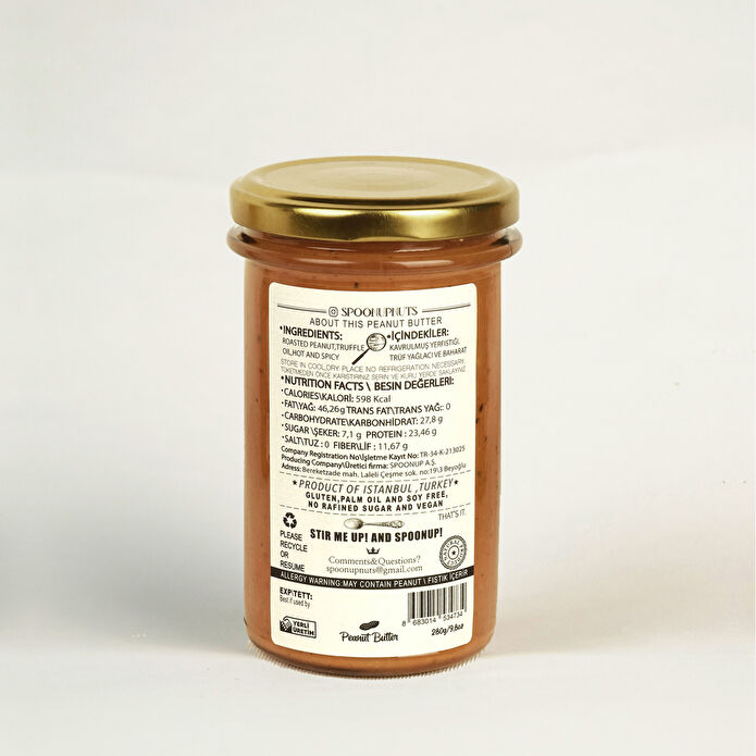 SPOONUP TRÜFLÜ ACILI FISTIK EZMESİ 284 GR
