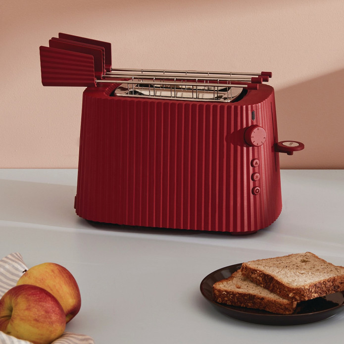 Alessi Plisse Ekmek Kızartma Makinesi Kırmızı