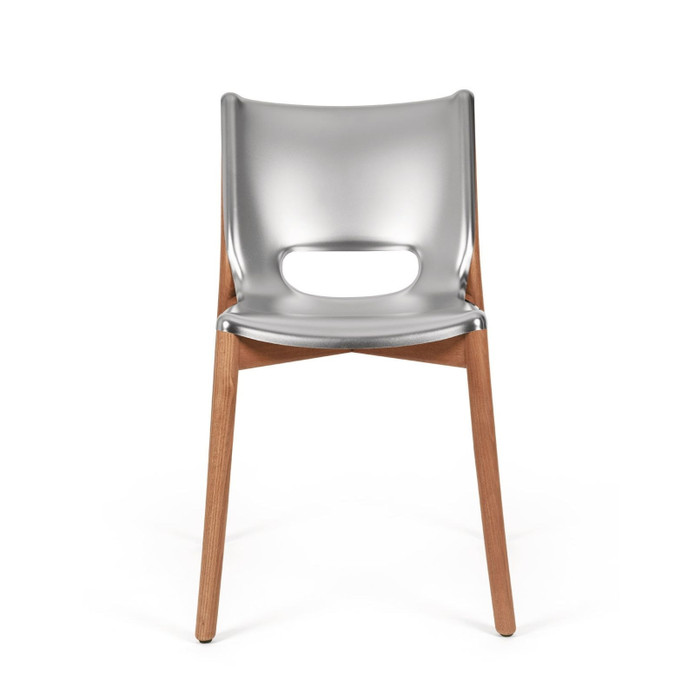 Alessi Poele Sandalye 53 cm x 53 cm x 81 cm Gümüş 