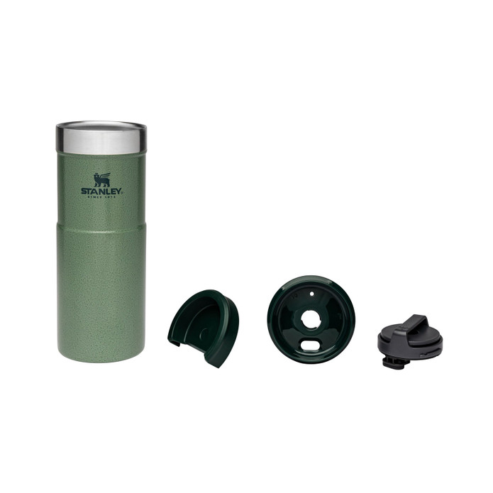 Stanley NeverLeak Travel Mug Hammertone Green 0.47 Litre