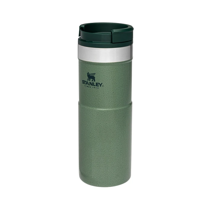 Stanley NeverLeak Travel Mug Hammertone Green 0.47 Litre