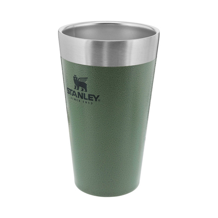 Stanley Stacking Beer Pint Hammertone Green 0.47 Litre