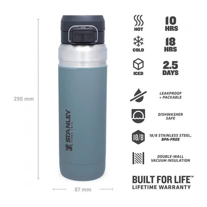 Stanley The Quick Flip Water Bottle 1.06l Shale