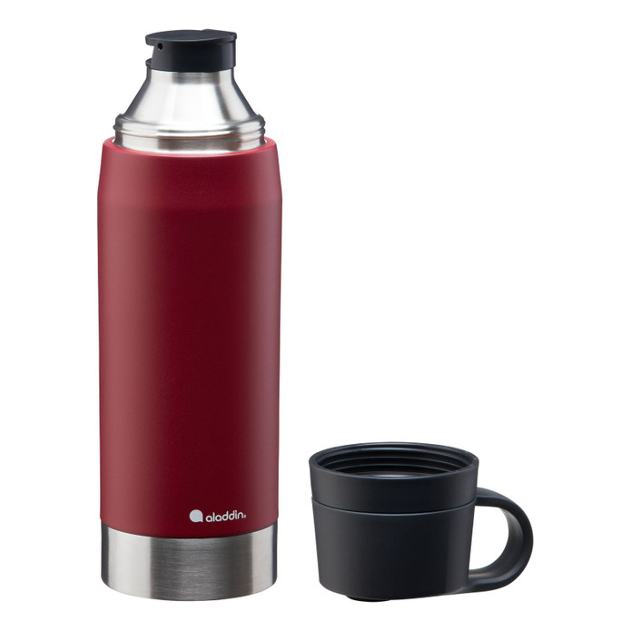 Aladdin CityPark Twin Cup Bottle Burgundy Red 1.1 Litre