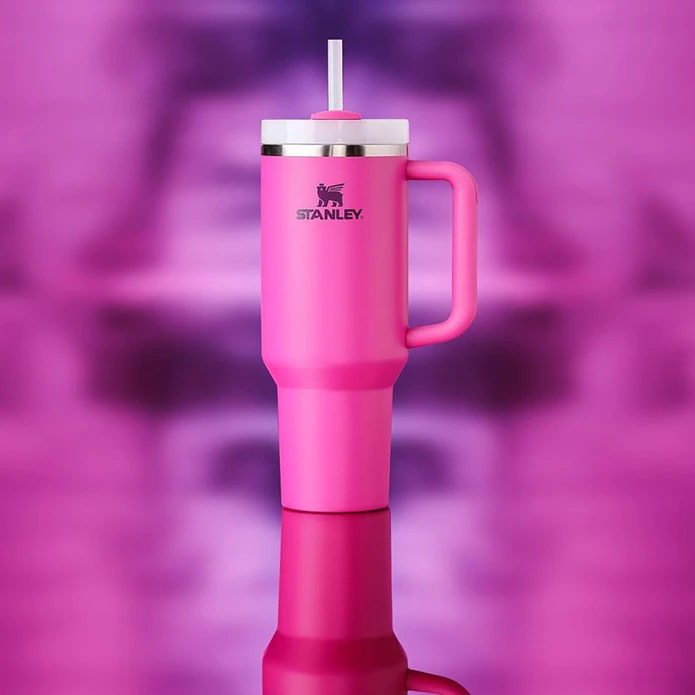 Stanley The Quencher Flowstate Tumbler Pipetli Termos Bardak 1,18LT Fuchsia