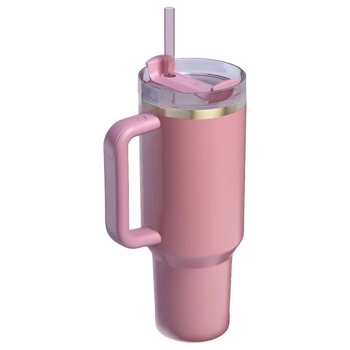 Stanley The Quencher Flowstate Tumbler Pipetli Termos Bardak 1,18 Lt Antique Pink