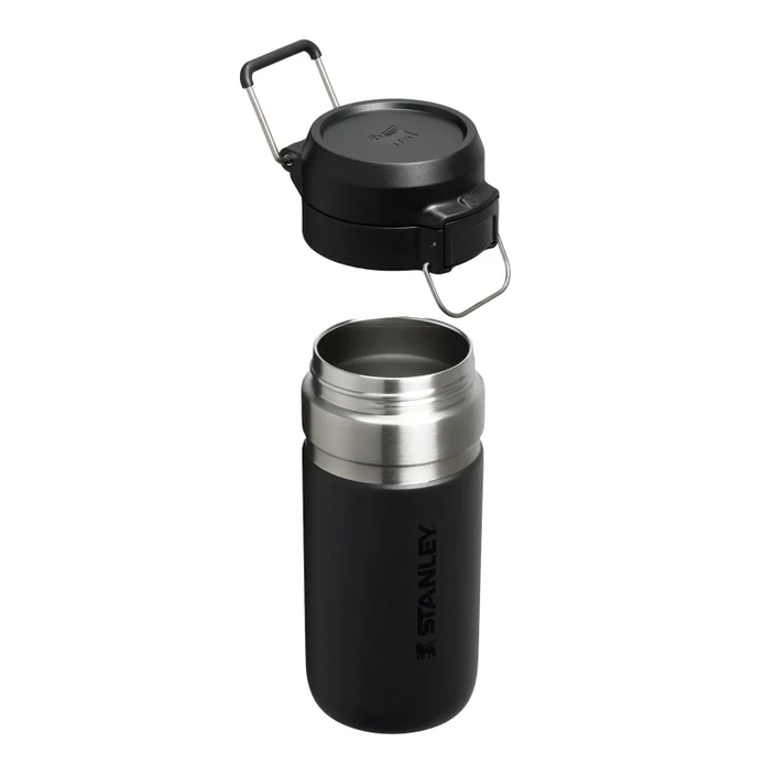 Stanley The Quick Flip Water Bottle Paslanmaz Çelik Termos 0,47L Black