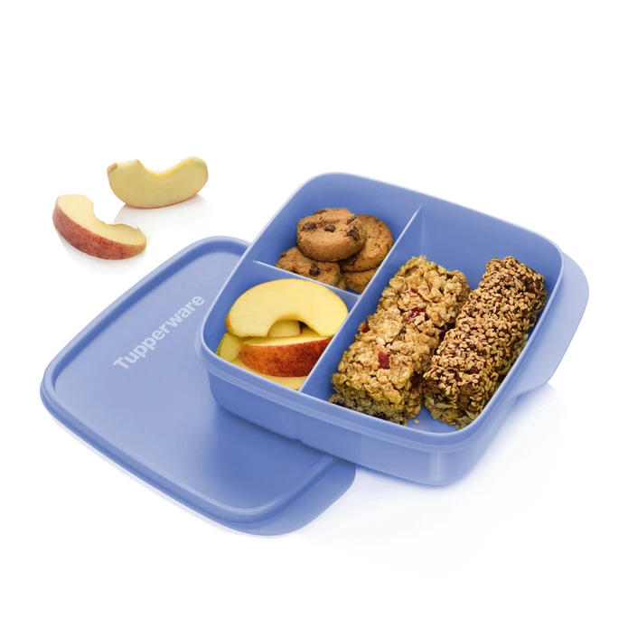 TUPPERWARE BÖLMELİ BESLENME KUTUSU LİLA