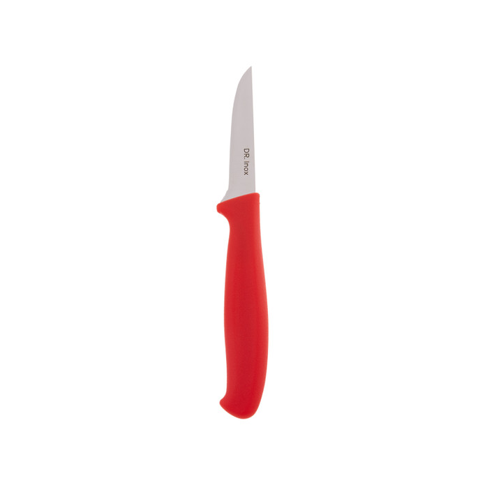 Dr. Inox Tırtıklı Soyma Bıçağı - Red