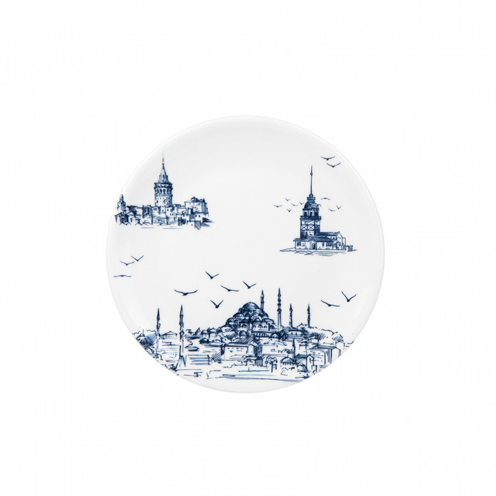 Emsan Nostalji İstanbul 1453 32 Parça 6 Kişilik Porselen Kahvaltı/Servis Takımı	