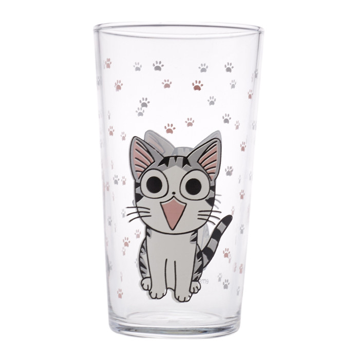 Emsan Kitty Kedisever 3'lü Meşrubat Bardağı Seti 