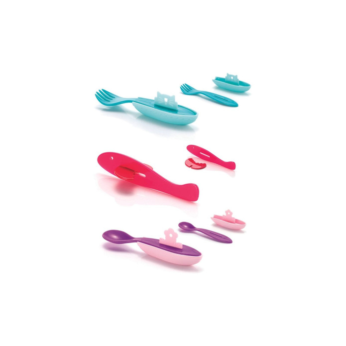 Guzzini Bimbi 3'lü Mini Çatal Kaşık Bıçak Seti Çok Renkli
