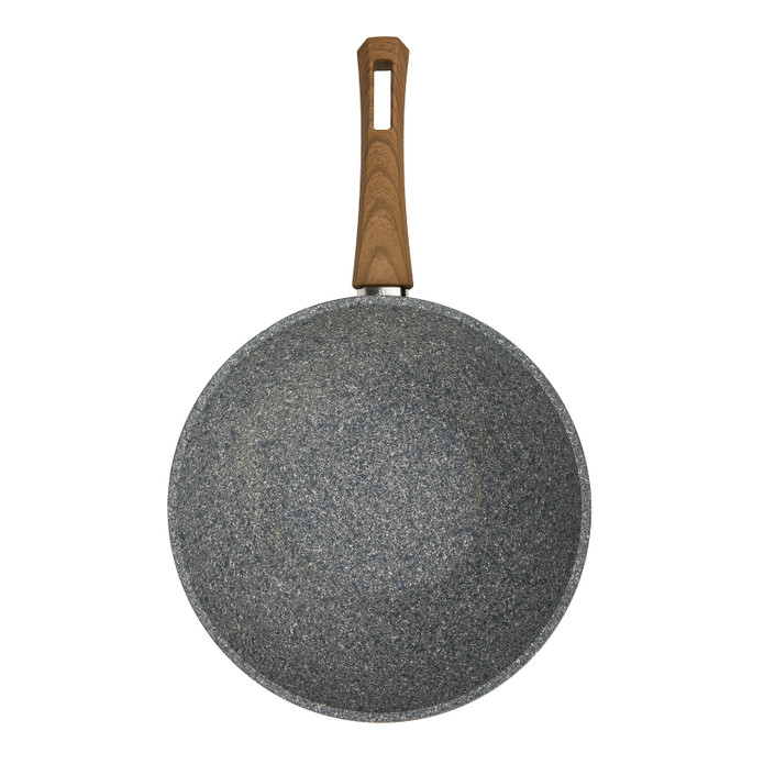 Karaca Silver Stone Granit İndüksiyon Tabanlı Wok Tava 28 cm