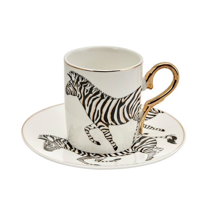 Karaca Running Zebra 4 Kişilik Kahve Fincanı