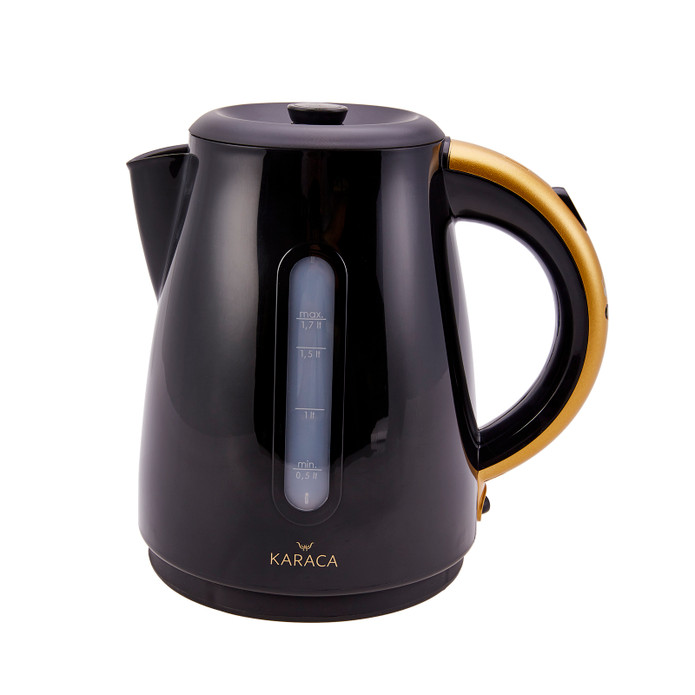 Karaca Çift Rezistanslı Çay Makinesi-Kettle 1501 Blackgold 2108