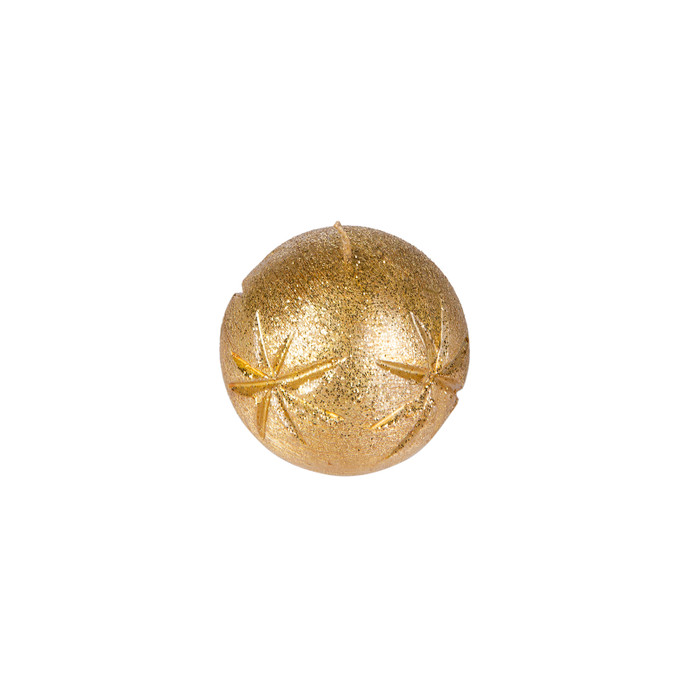 Karaca Yılbaşı Gold 8 cm Top Mum