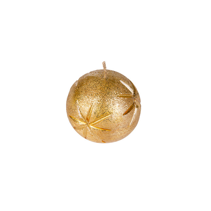 Karaca Yılbaşı Gold 7 cm Top Mum