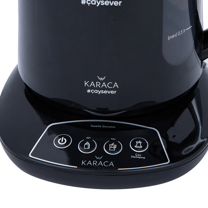 Karaca Çaysever 3 in 1 Konuşan Çay Makinesi Su Isıtıcı ve Mama Suyu Hazırlama 1700W Chrome