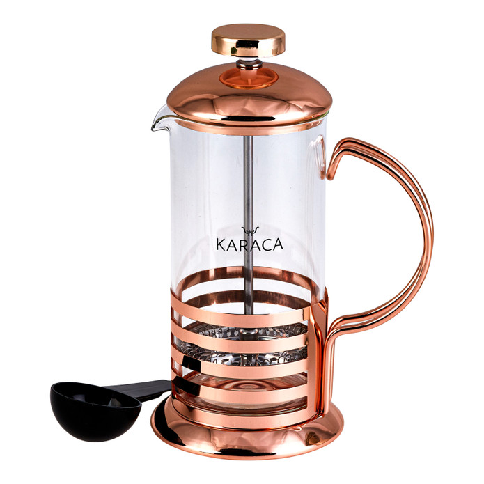 Karaca Coffee Bean French Press Bronze Linear 350 Ml