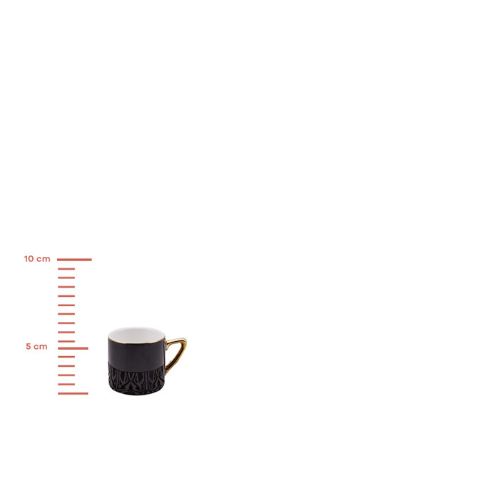 Karaca Monochrome 4 Kişilik Kahve Fincanı Takımı 90 ml