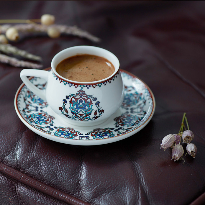 Karaca Nakkaş 2 Kişilik Kahve Fincan Takımı 100 ml