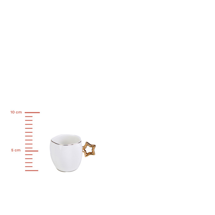 Karaca Star 6 Kişilik Kahve Fincan Takımı 90 ml