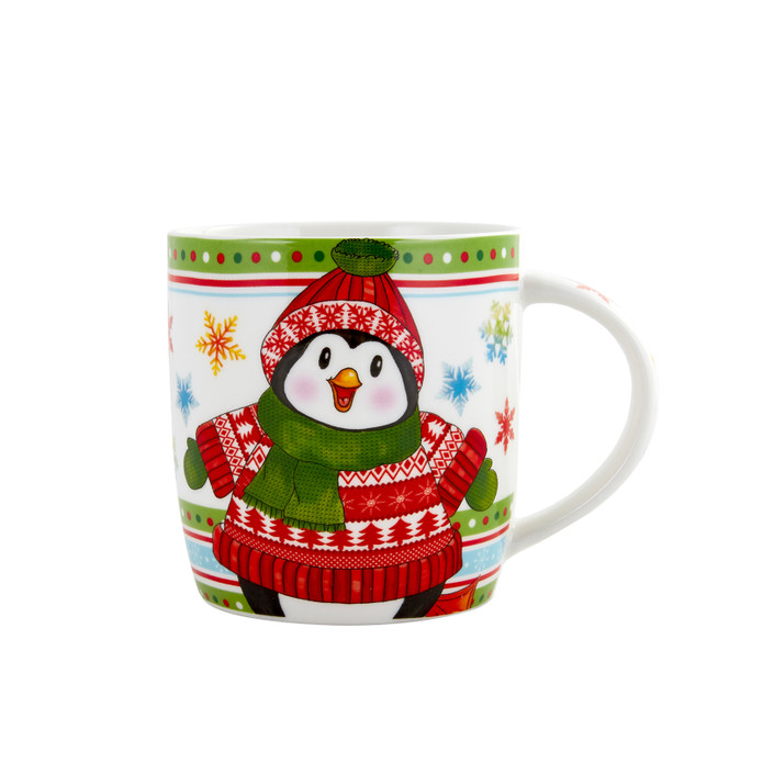 Karaca Natale Penguin Porselen Mug