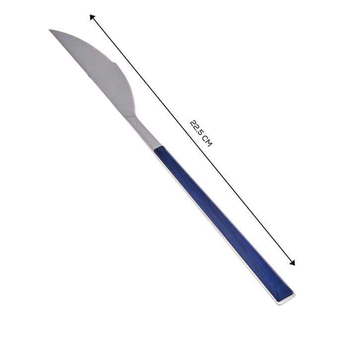 Karaca Salzburg Tekli Yemek Bıçağı 22 cm İndigo