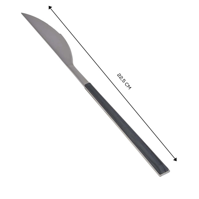 Karaca Salzburg Tekli Antrasit Yemek Bıçağı