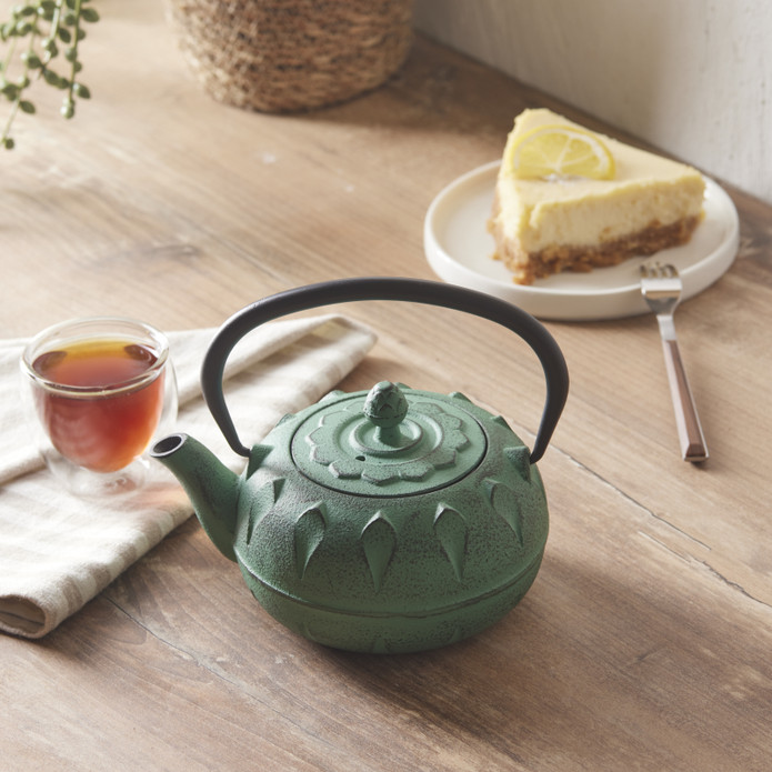 Karaca Greenish Döküm Demlik-Teapot 600 ml Yeşil