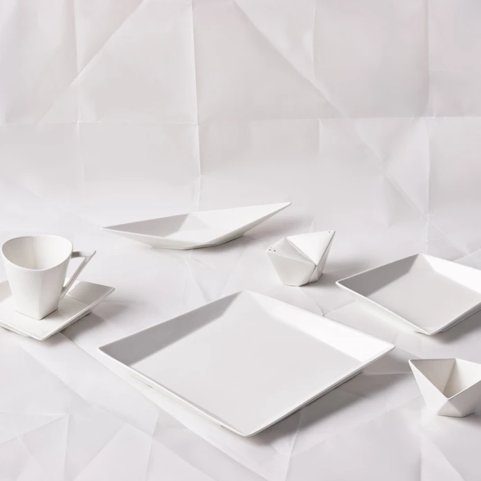 Karaca Origami New Bone 26 Parça 6 Kişilik Kahvaltı/Servis Takımı